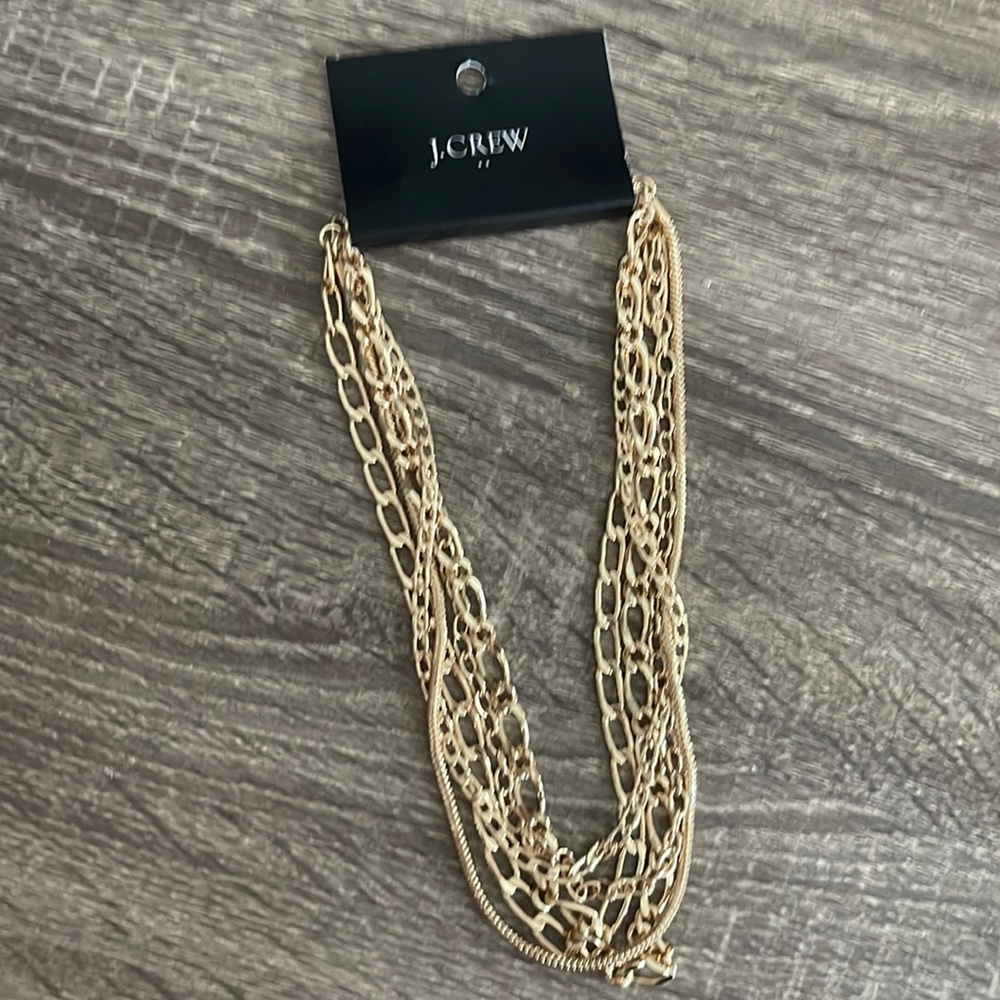 Jcrew Gold Chain Necklace